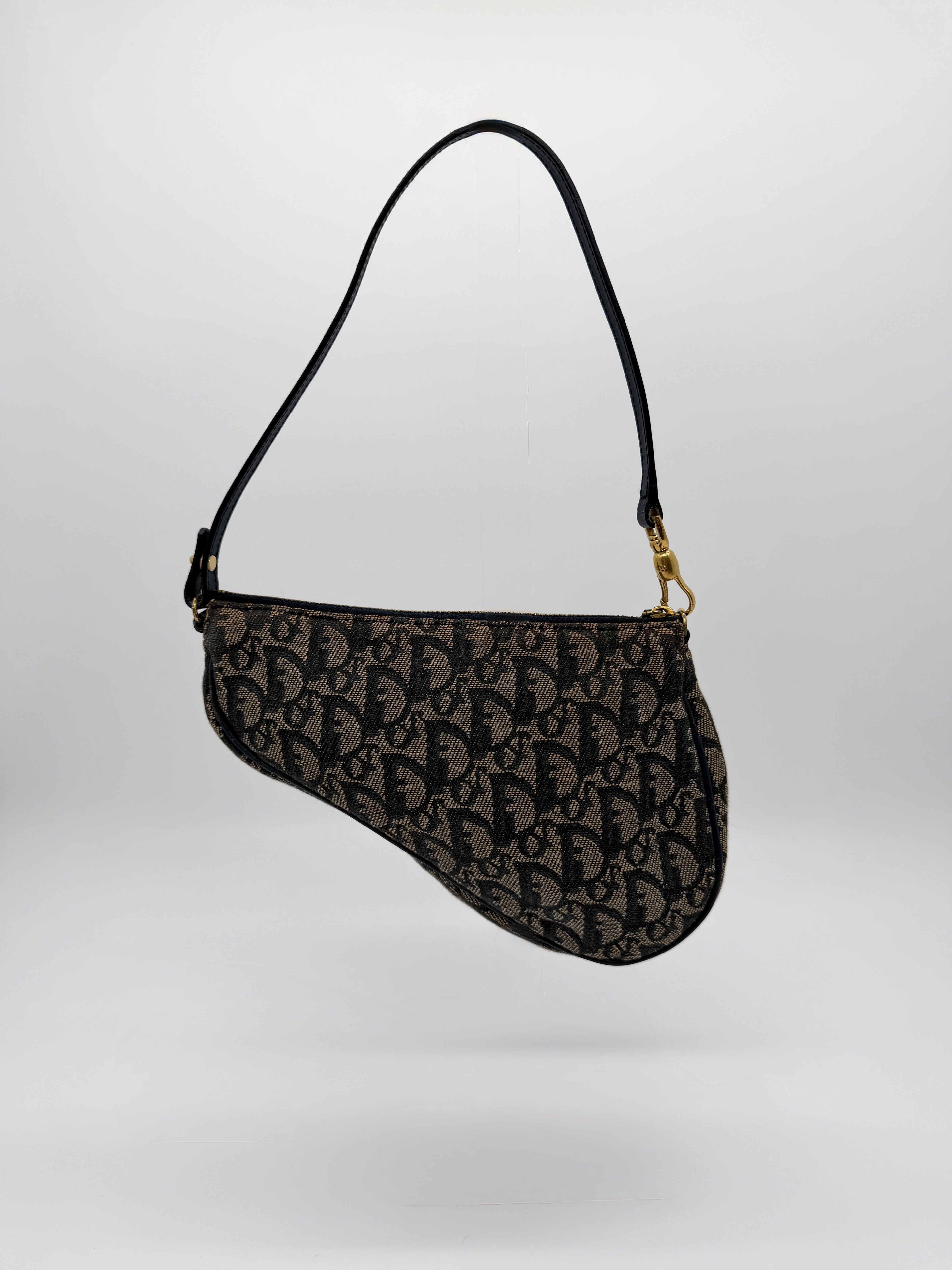 Dior Trotter Monogram Mini Saddle Pochette