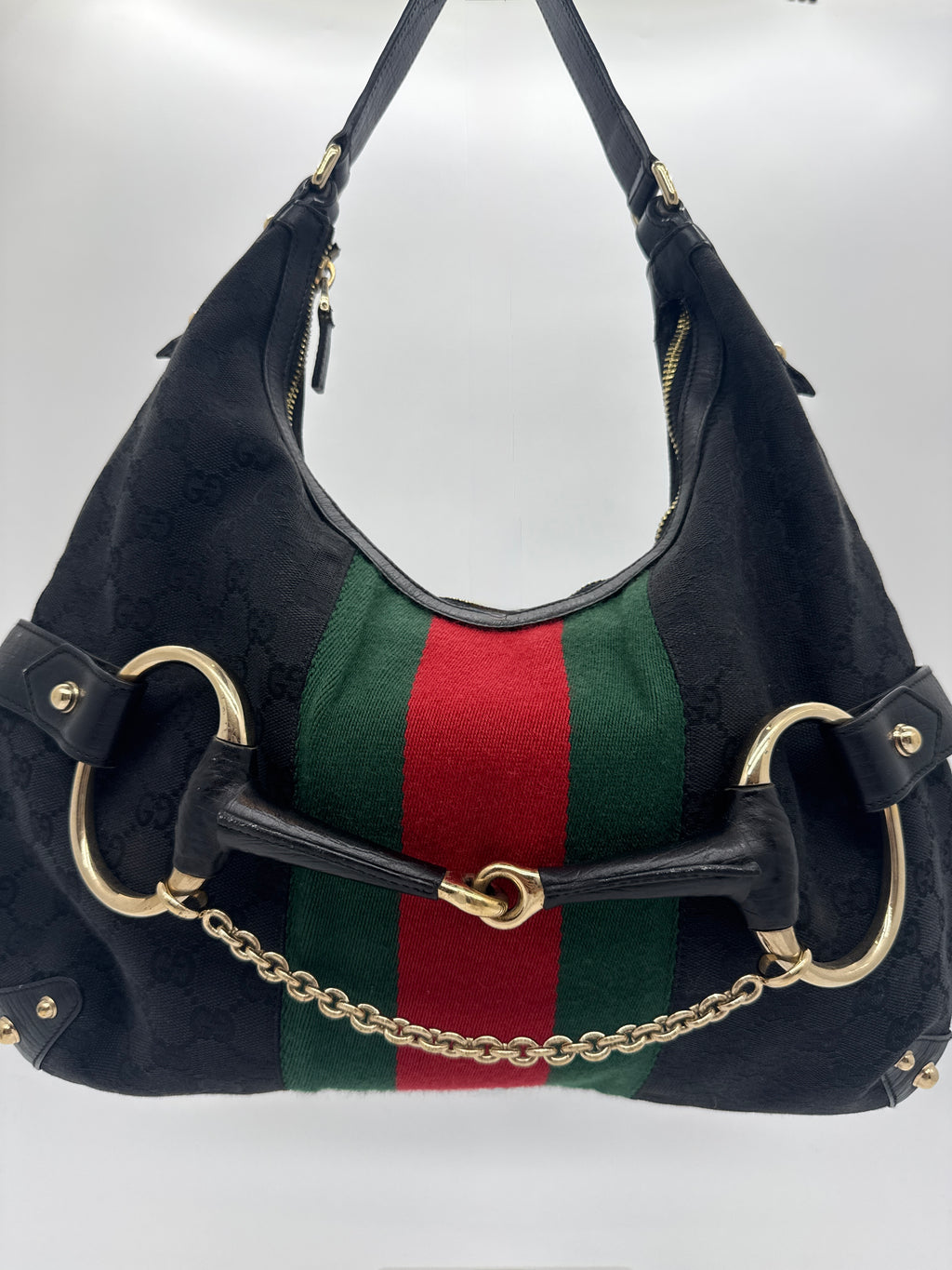 Gucci Black Hobo Bag