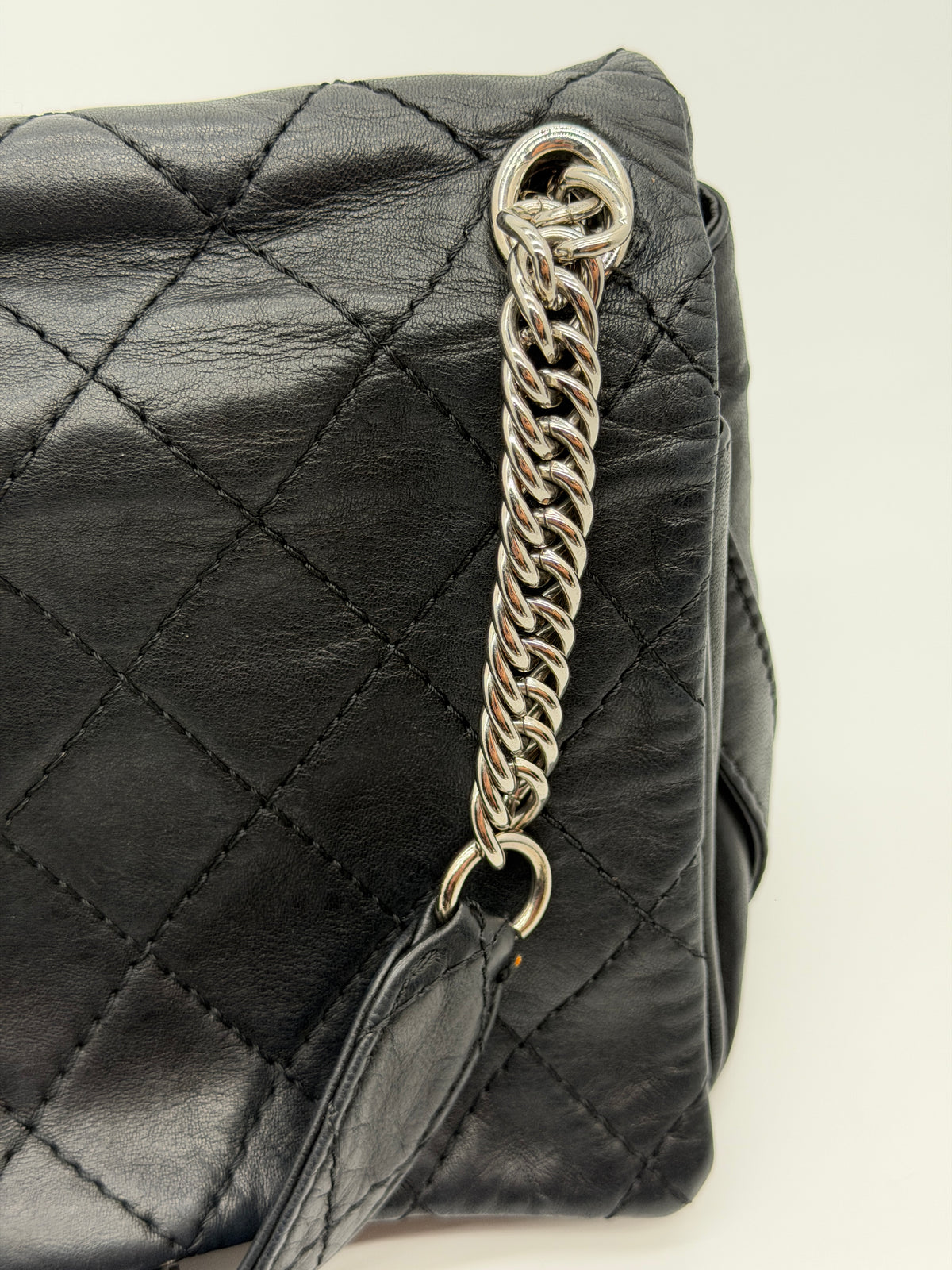 Chanel Secret Flap in Black Lambskin