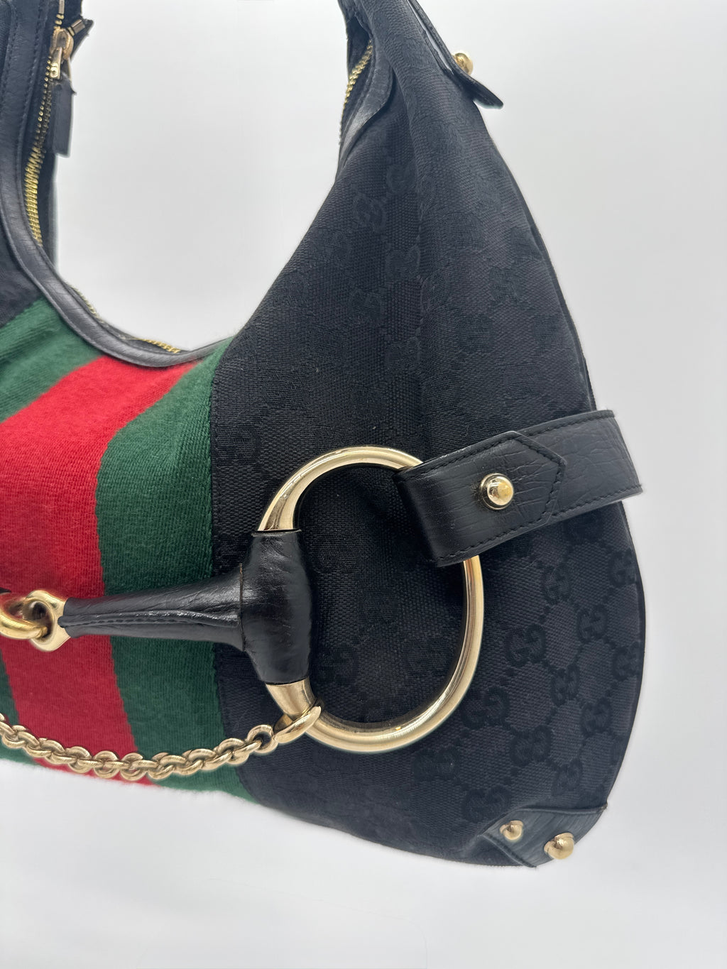 Gucci Black Hobo Bag