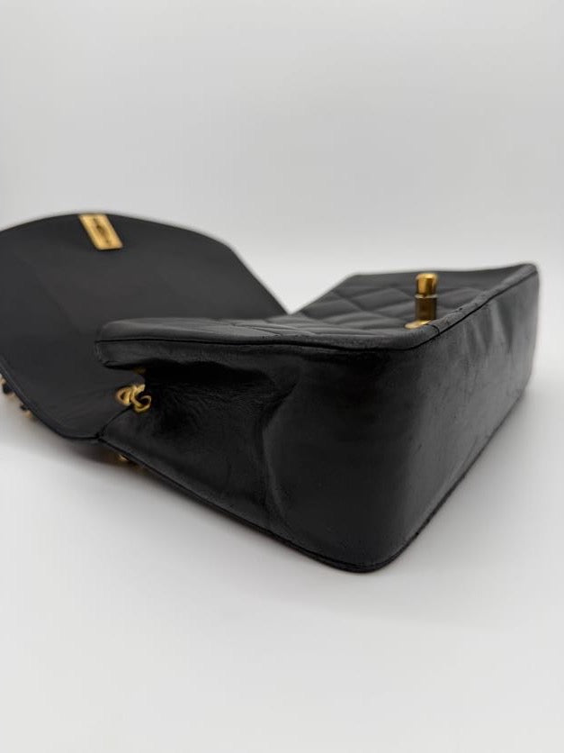 Chanel Diana Small Flap Bag in Black Lambskin