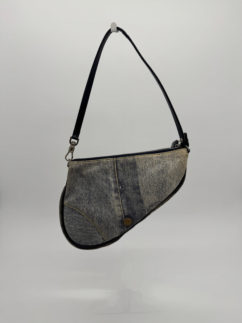 Dior Denim Mini Saddle Pochette