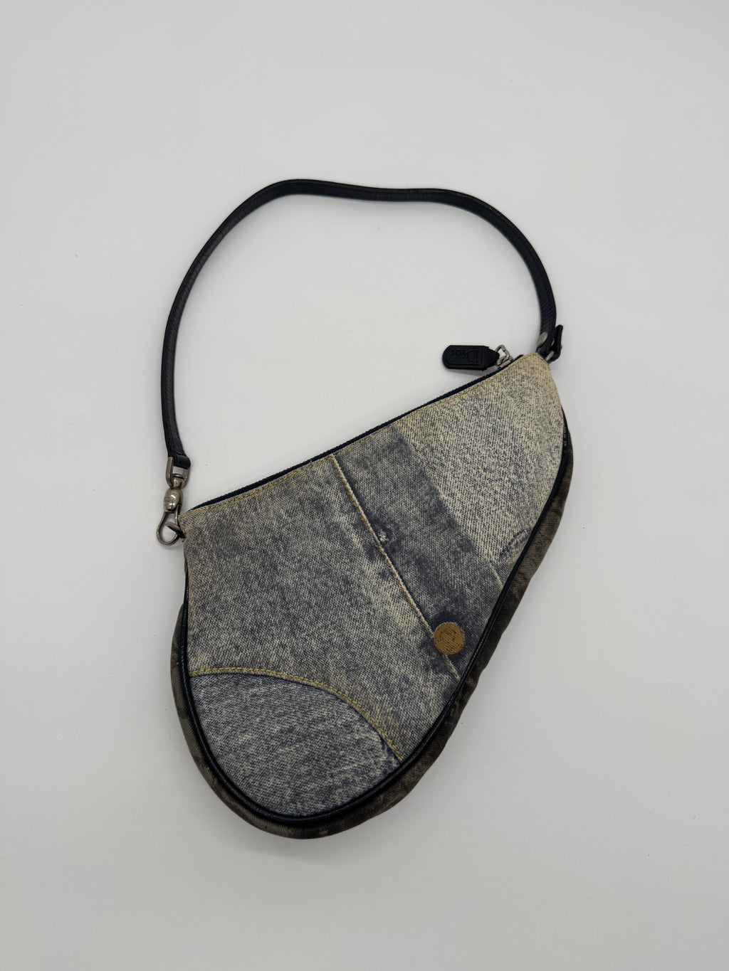 Dior Denim Mini Saddle Pochette