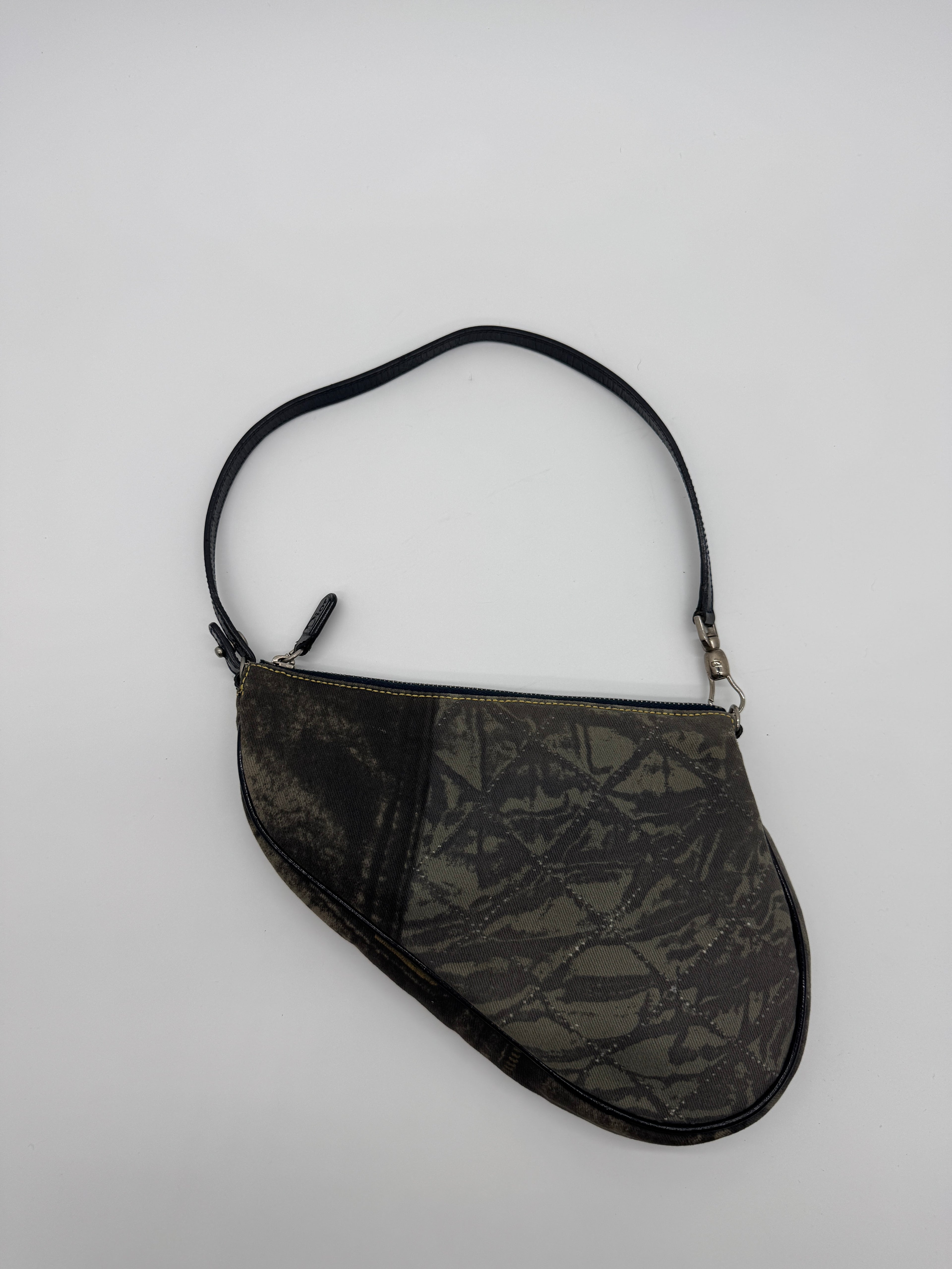 Dior Denim Mini Saddle Pochette