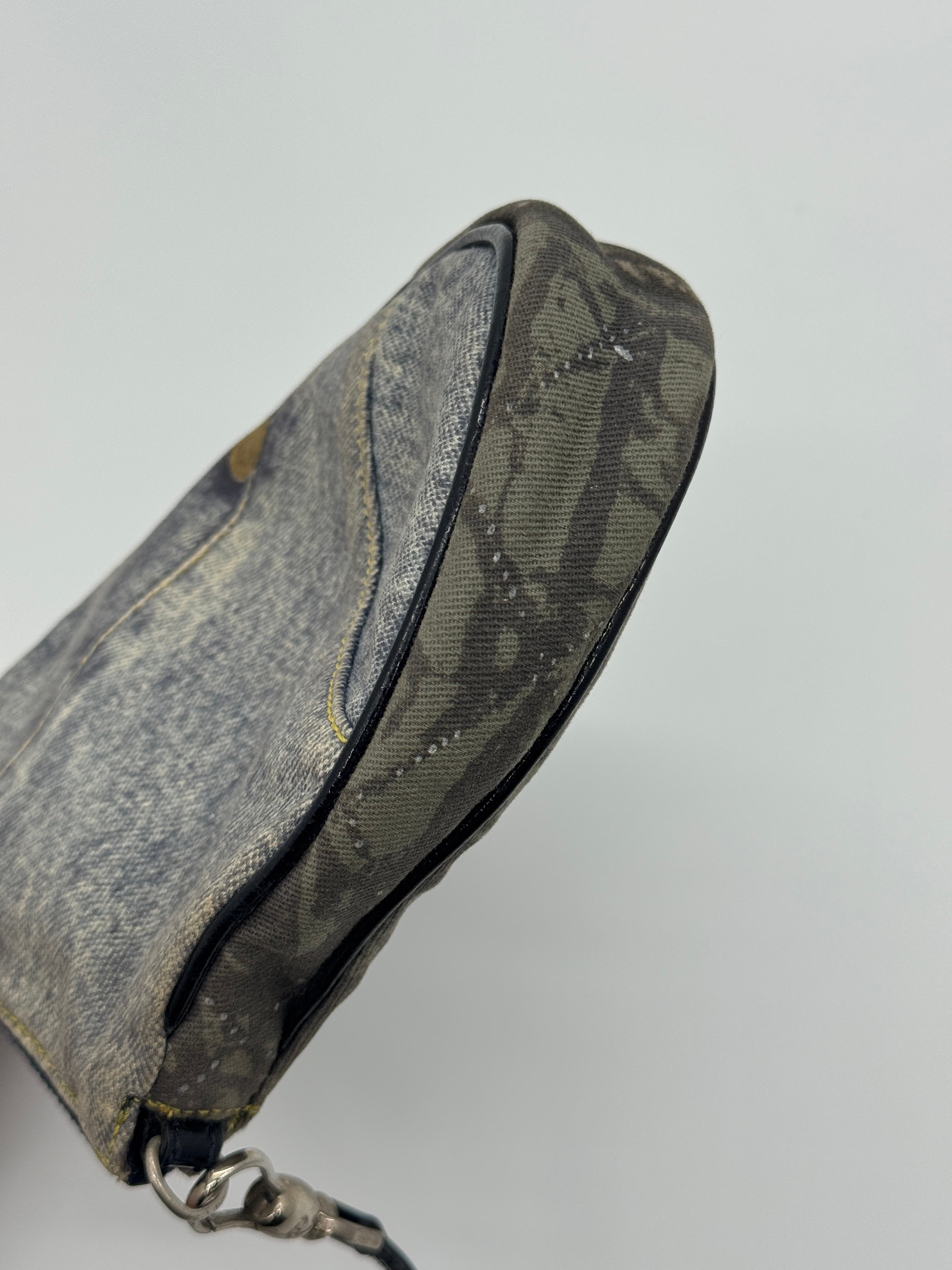 Dior Denim Mini Saddle Pochette