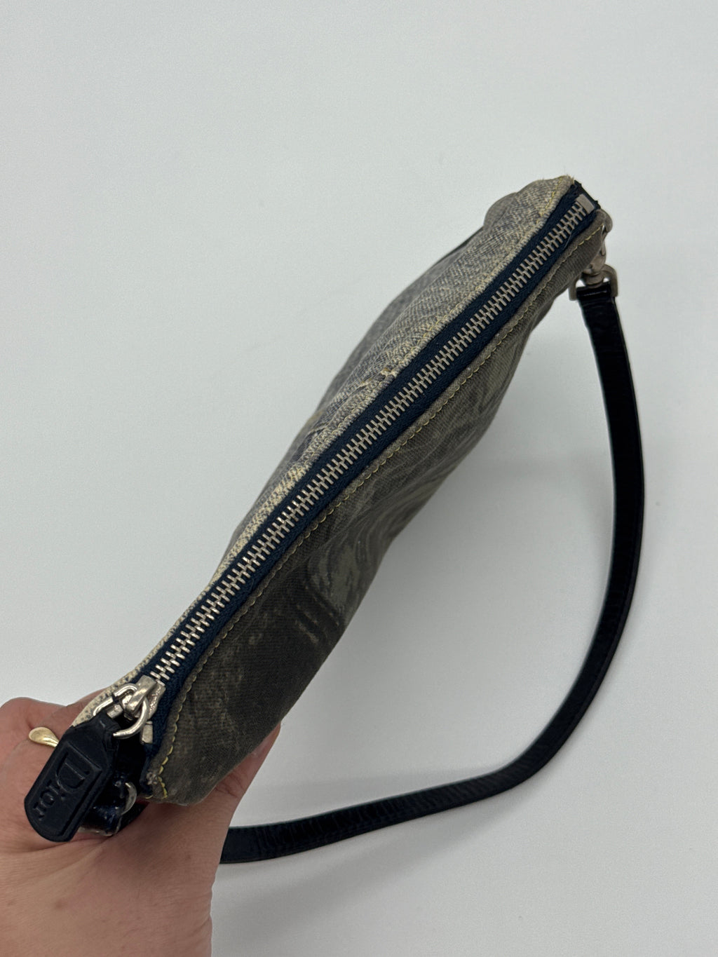 Dior Denim Mini Saddle Pochette