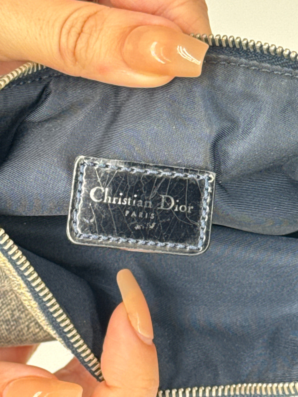 Dior Denim Mini Saddle Pochette