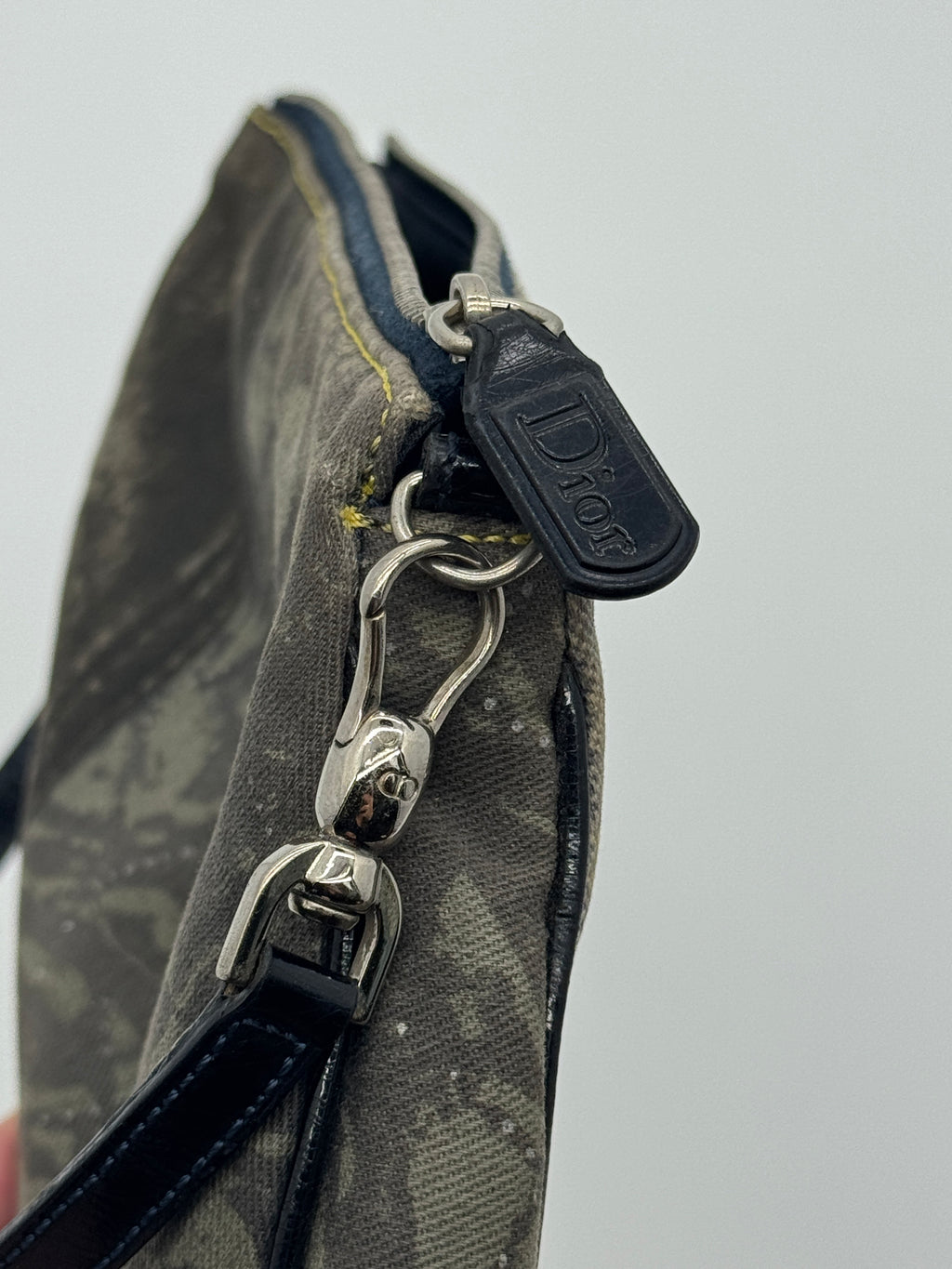 Dior Denim Mini Saddle Pochette