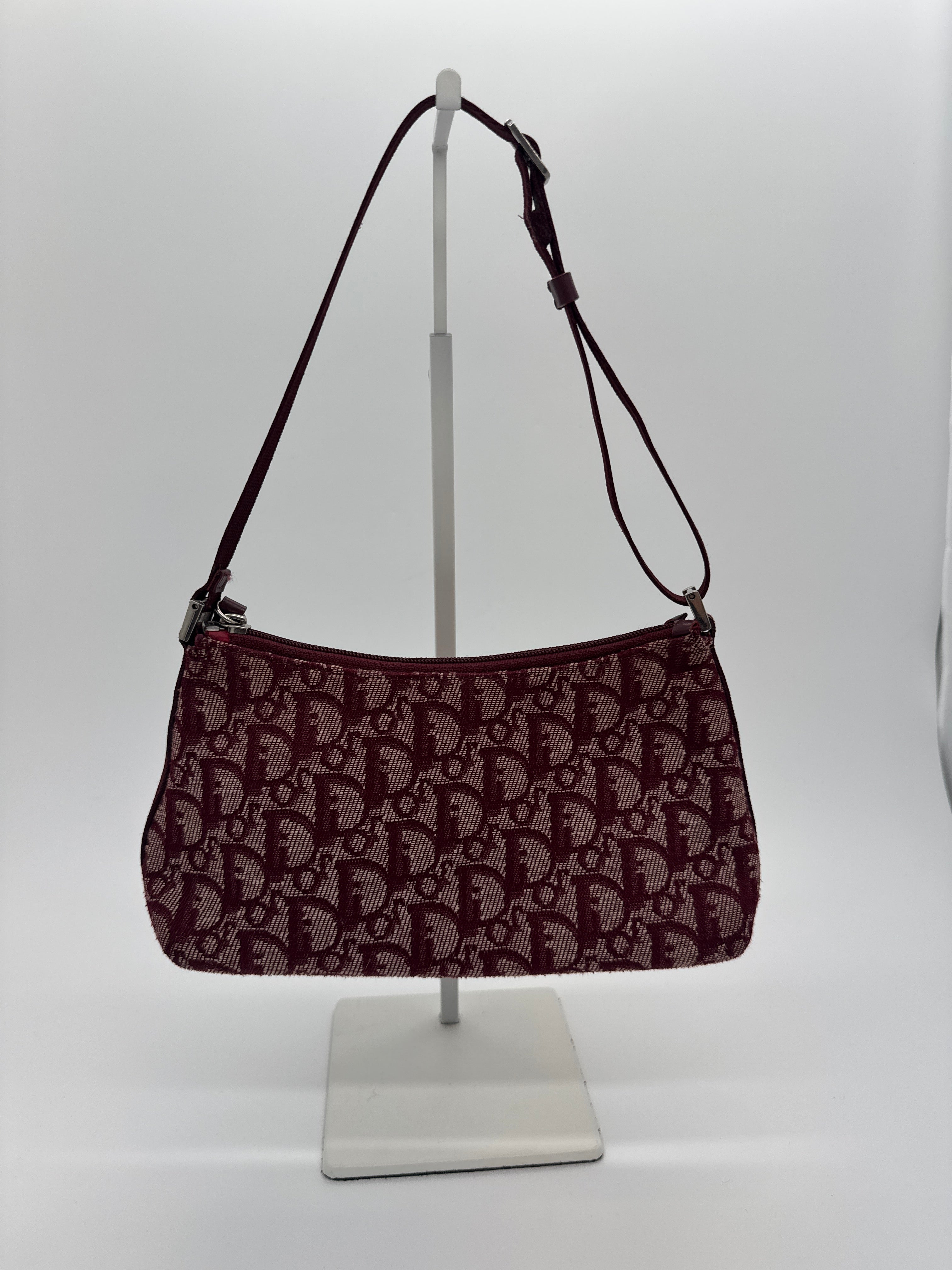 Dior Trotter Burgundy Pochette