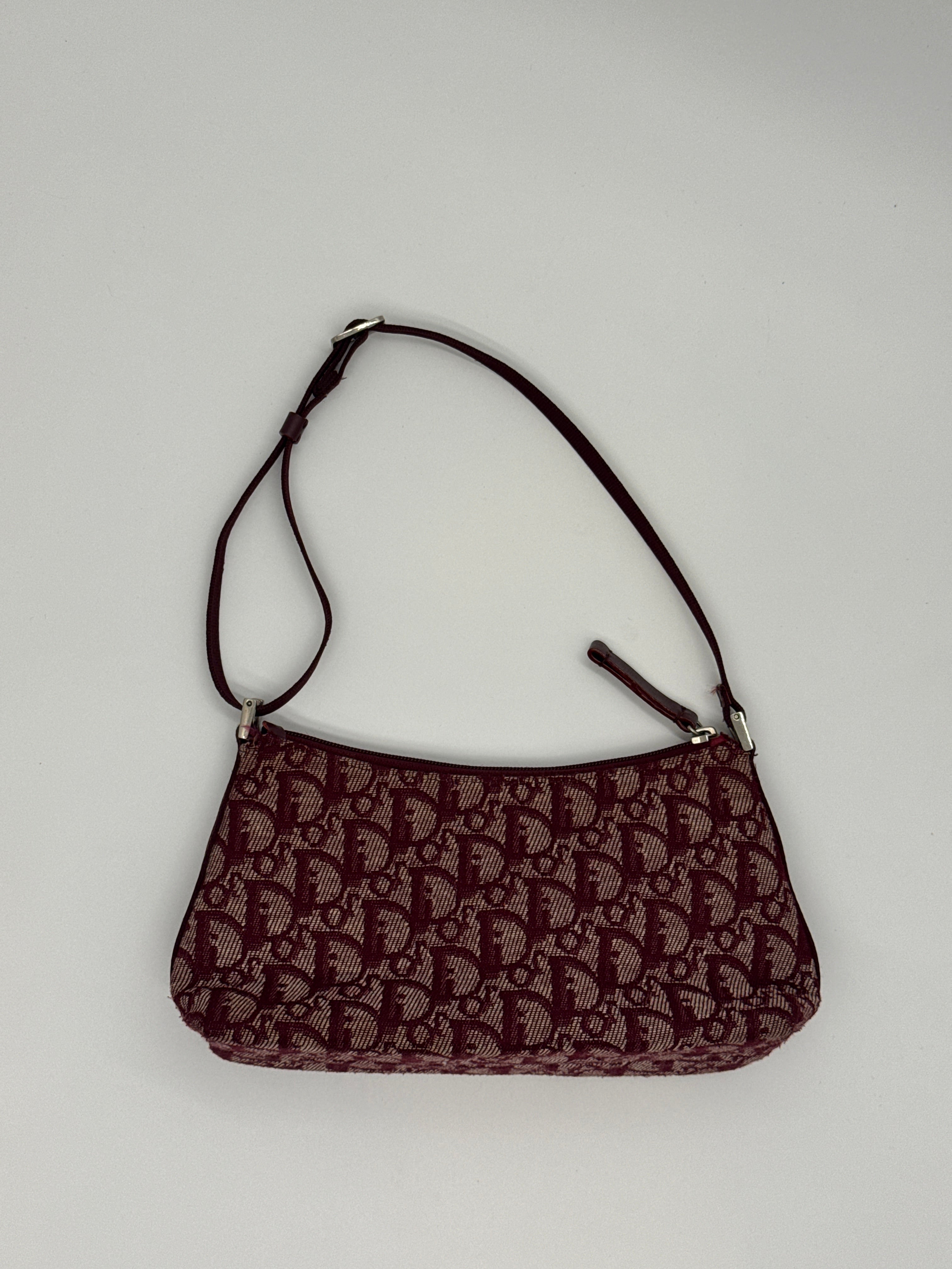 Dior Trotter Burgundy Pochette