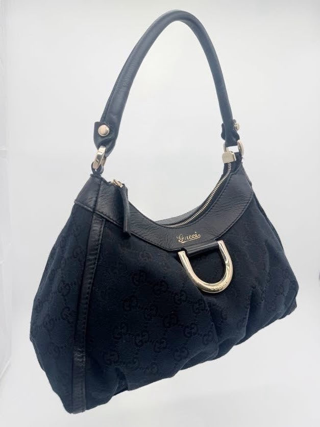Gucci Black Abbey D-Ring Small Hobo Bag