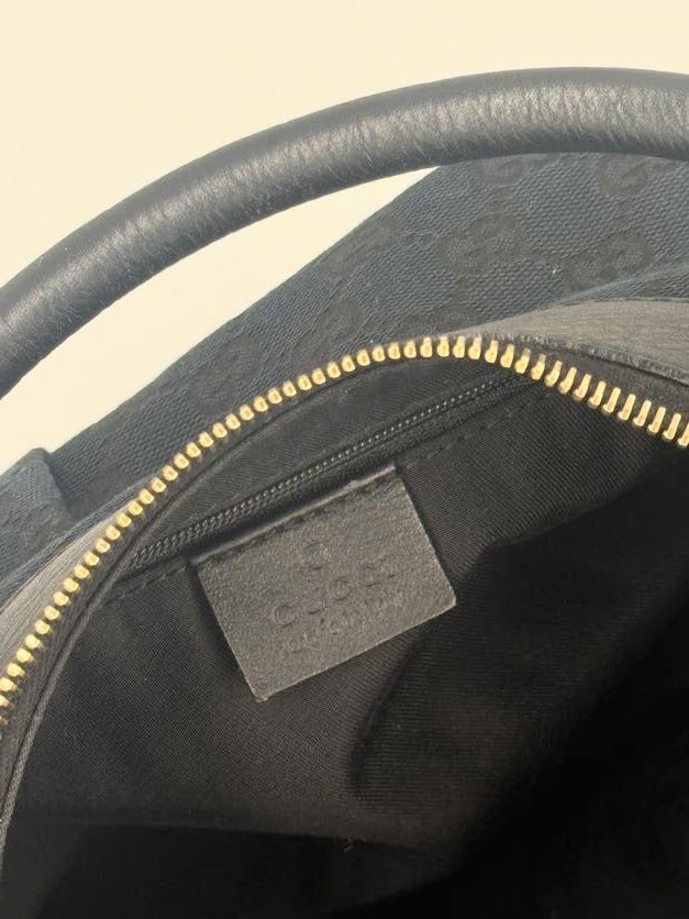 Gucci Black Abbey D-Ring Small Hobo Bag