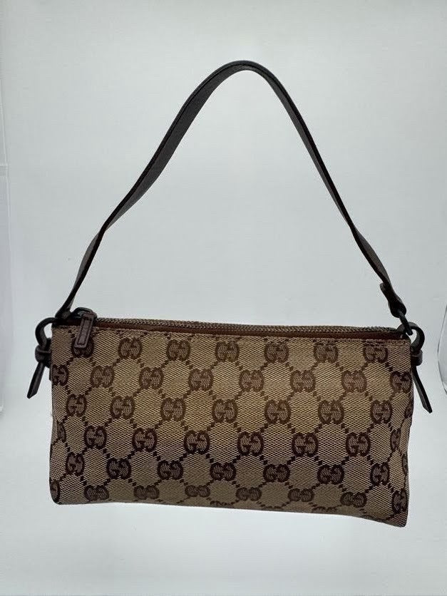 Gucci Brown Monogram Pochette
