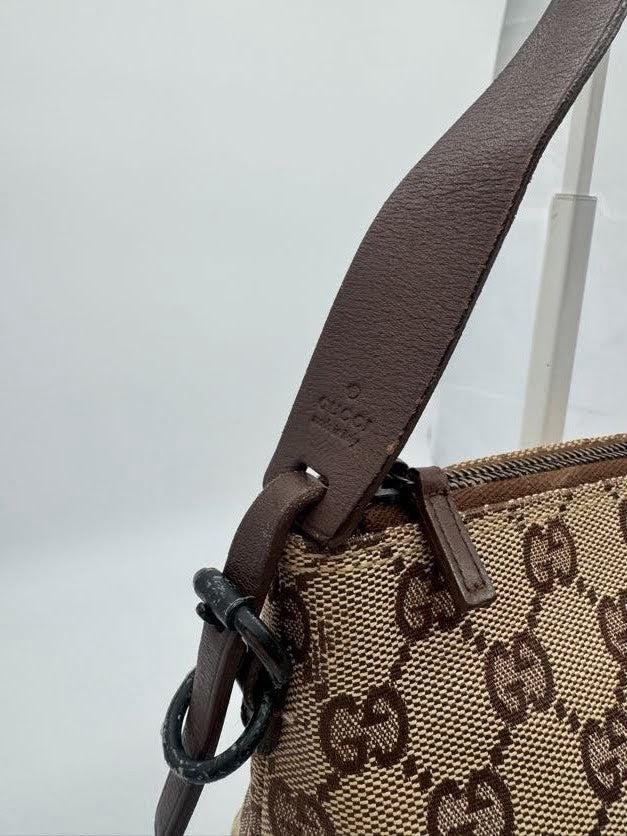 Gucci Brown Monogram Pochette