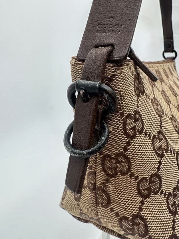 Gucci Brown Monogram Pochette