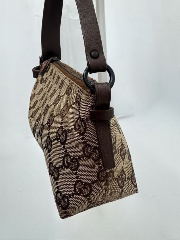 Gucci Brown Monogram Pochette