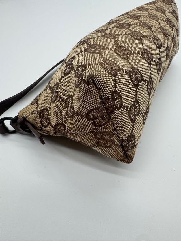Gucci Brown Monogram Pochette