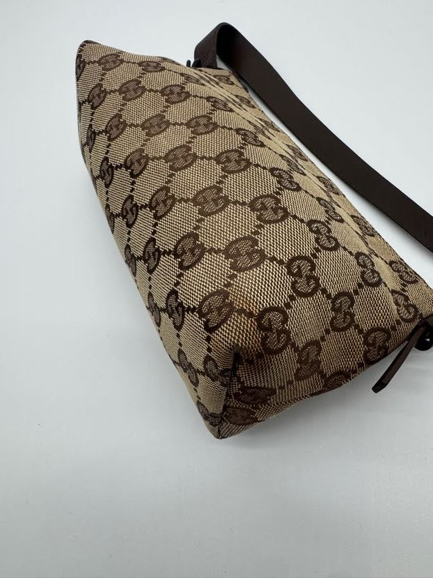 Gucci Brown Monogram Pochette