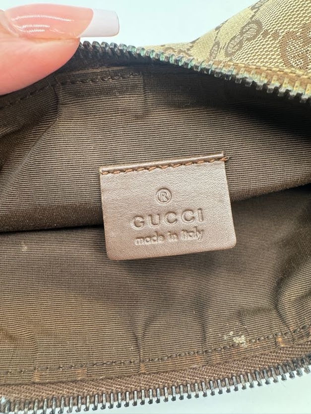 Gucci Brown Monogram Pochette