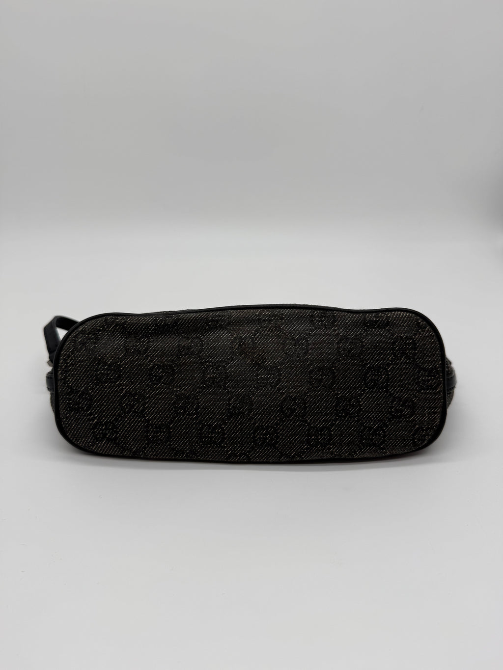 Gucci Boat Pochette in Black Canvas