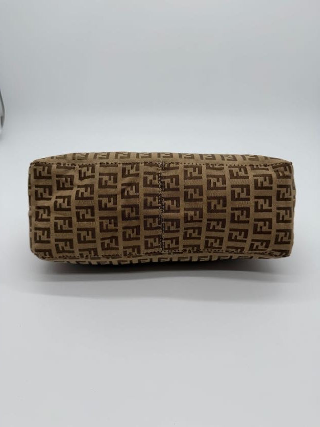Fendi Zucchino Pochette in Light Brown