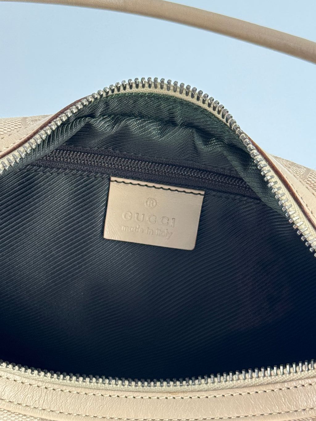 Gucci Beige GG Canvas Shoulder Bag