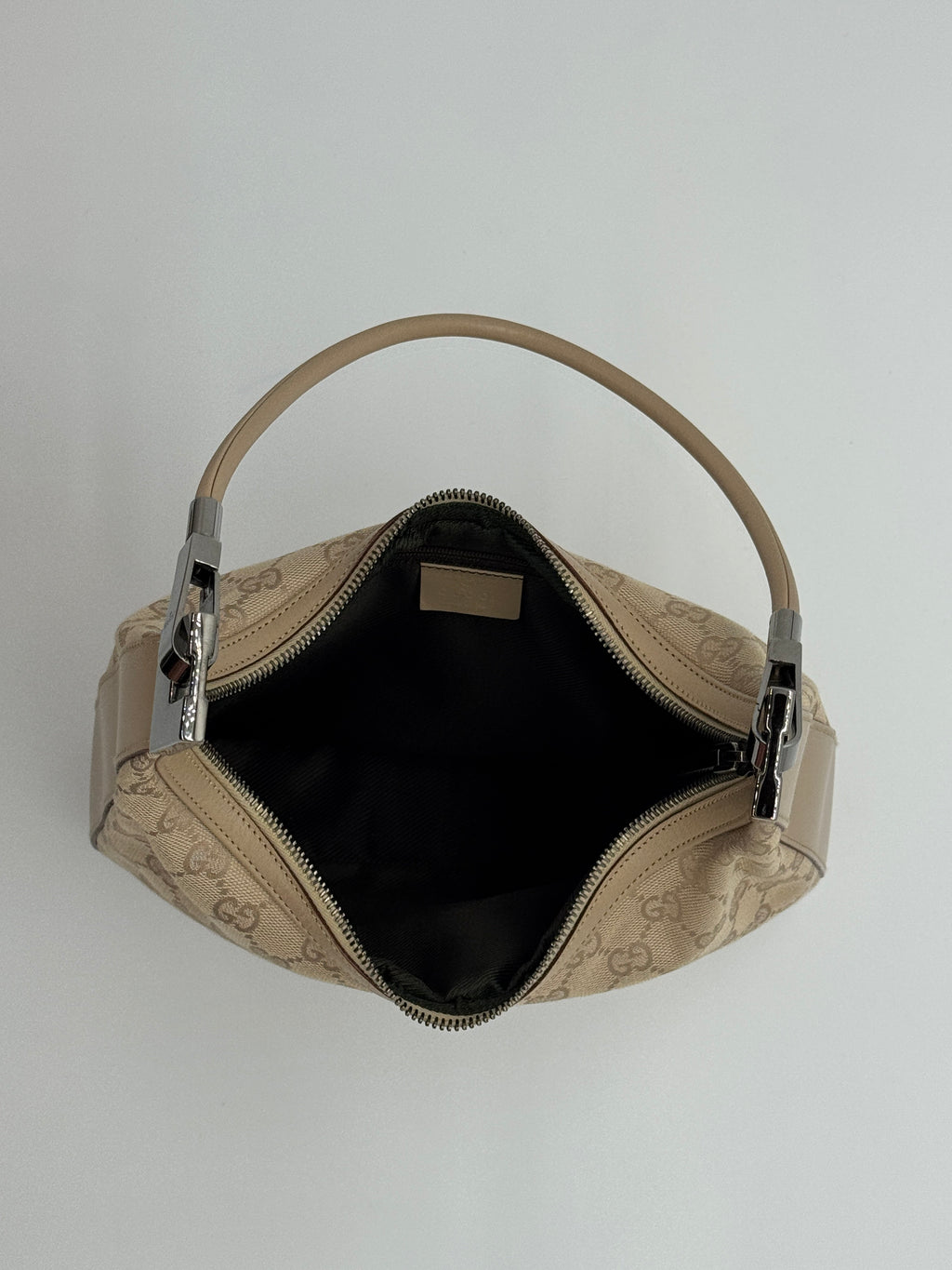 Gucci Beige GG Canvas Shoulder Bag
