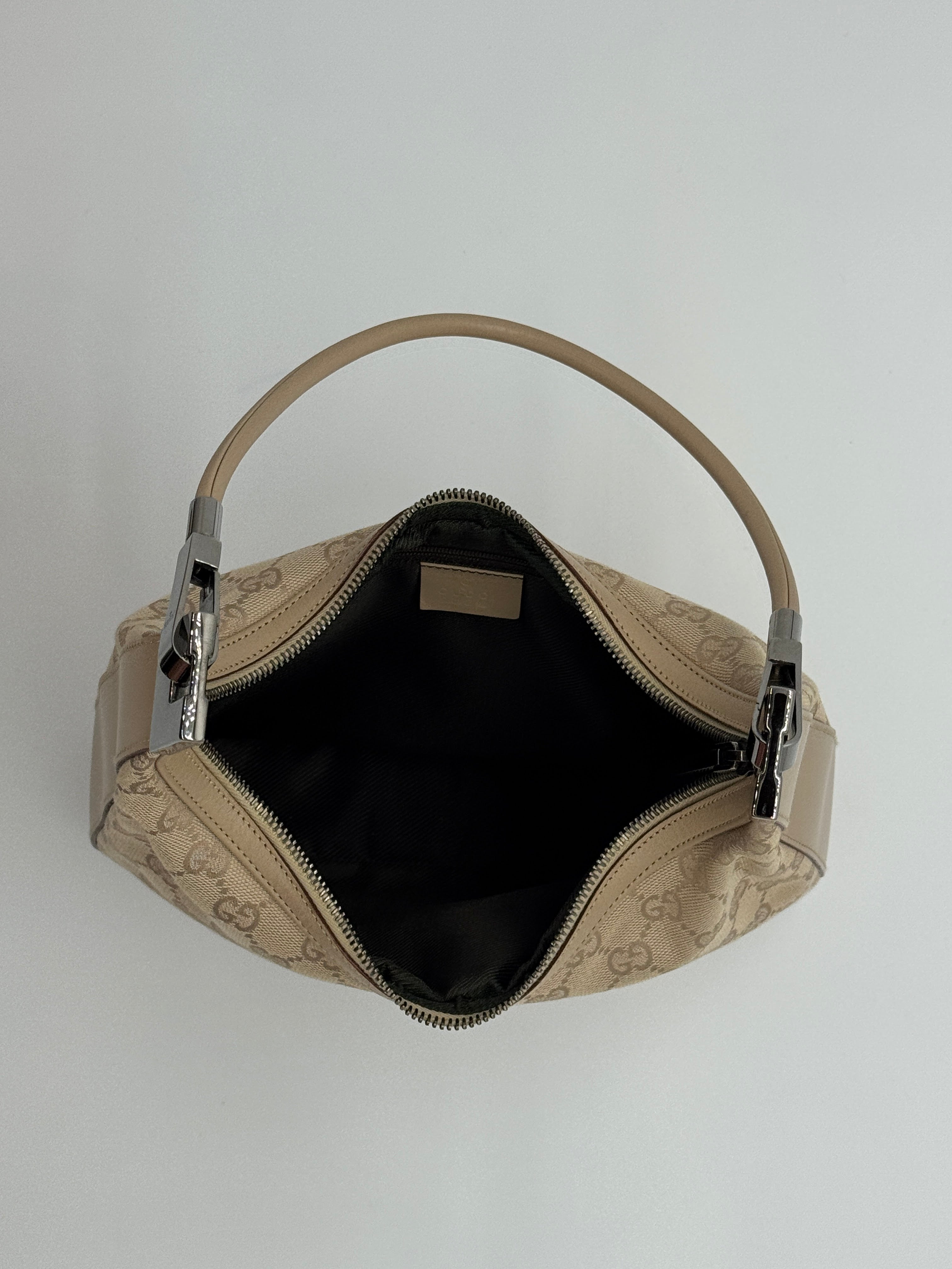 Gucci Beige GG Canvas Shoulder Bag