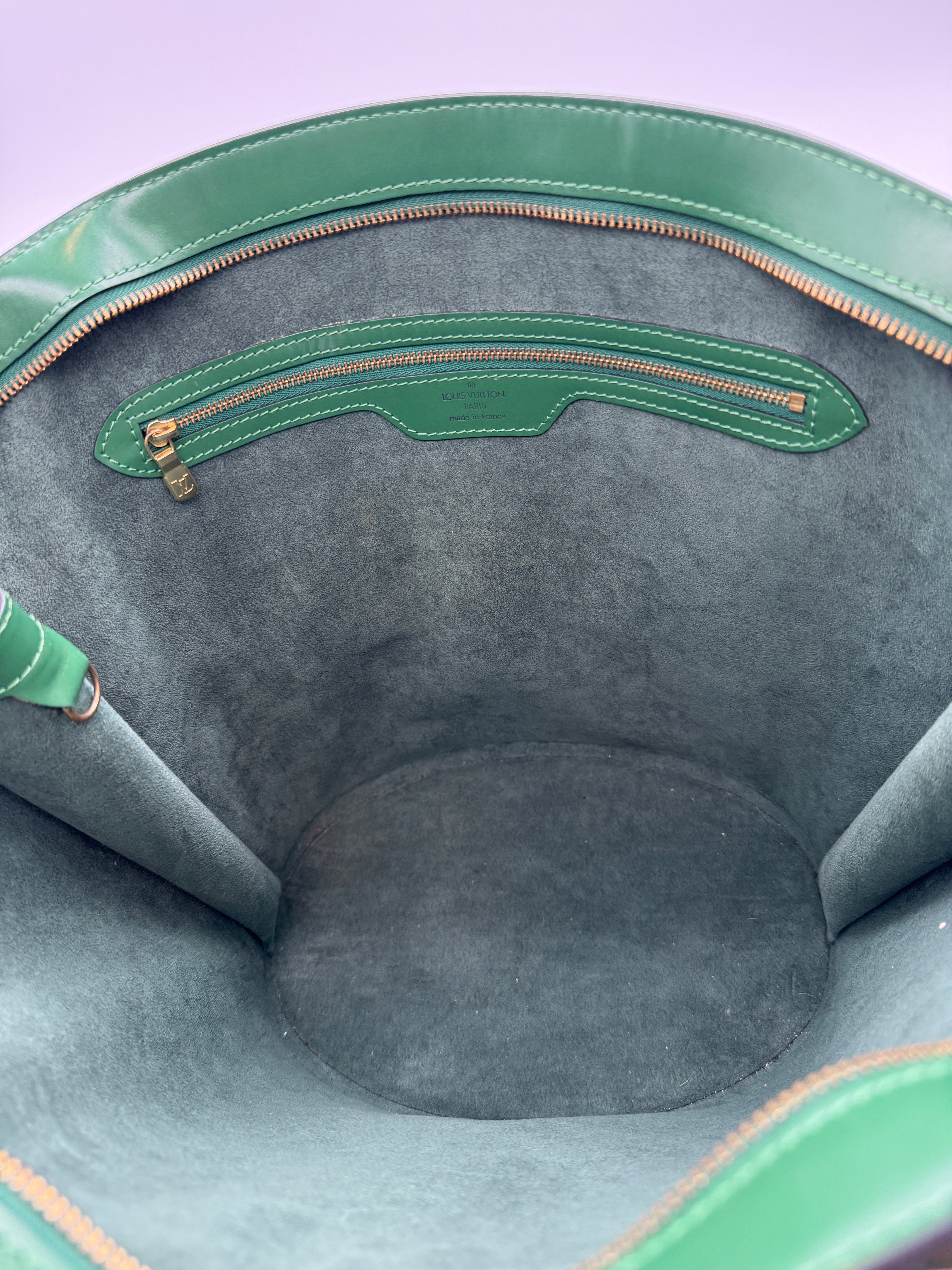 Louis Vuitton Green Epi Leather Saint-Jacques Tote Bag