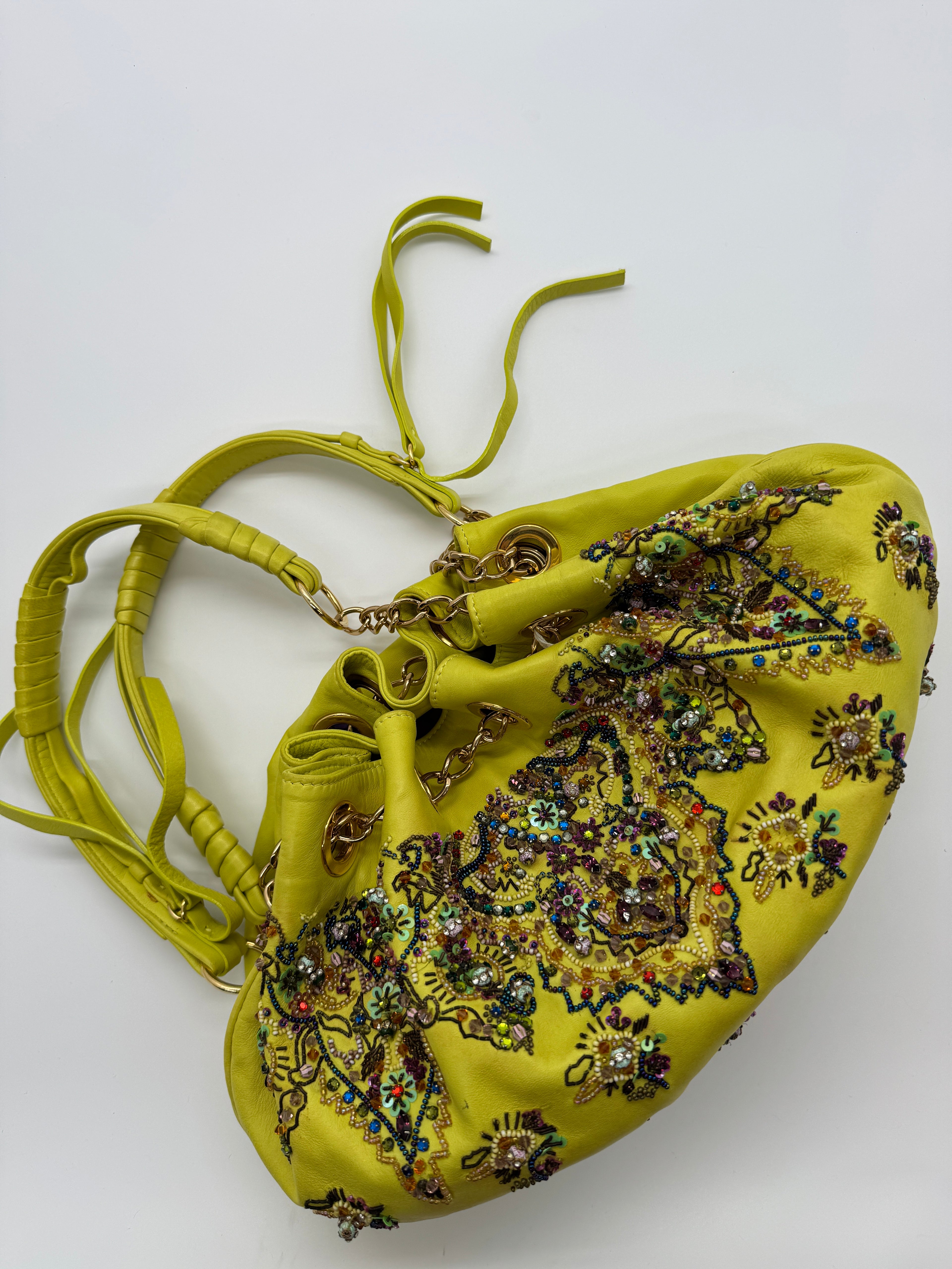 Etro Beaded Drawstring Bag