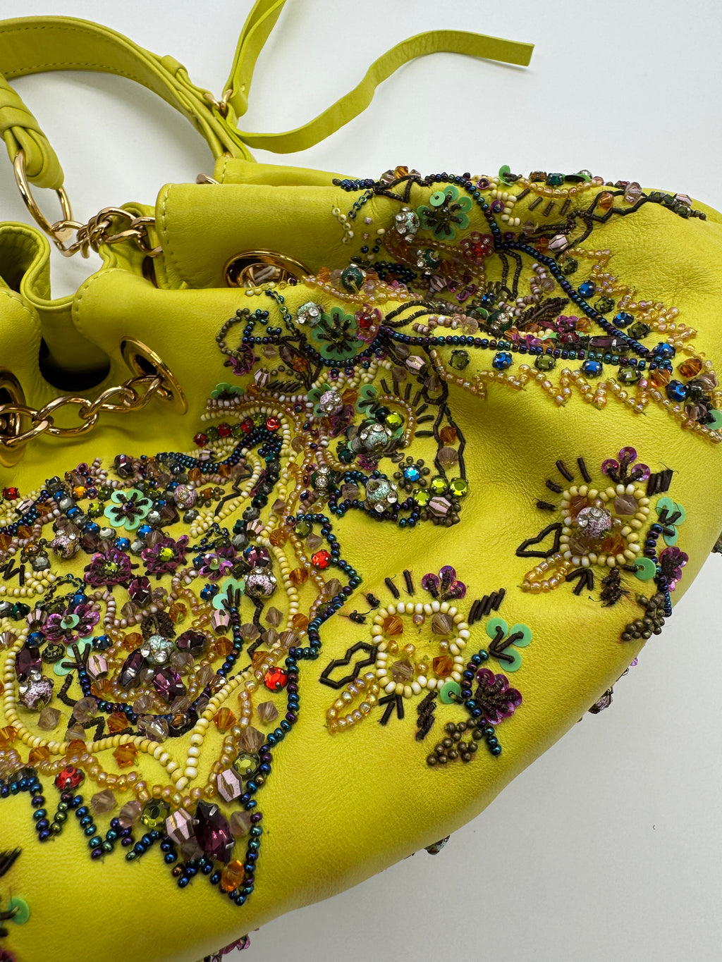 Etro Beaded Drawstring Bag