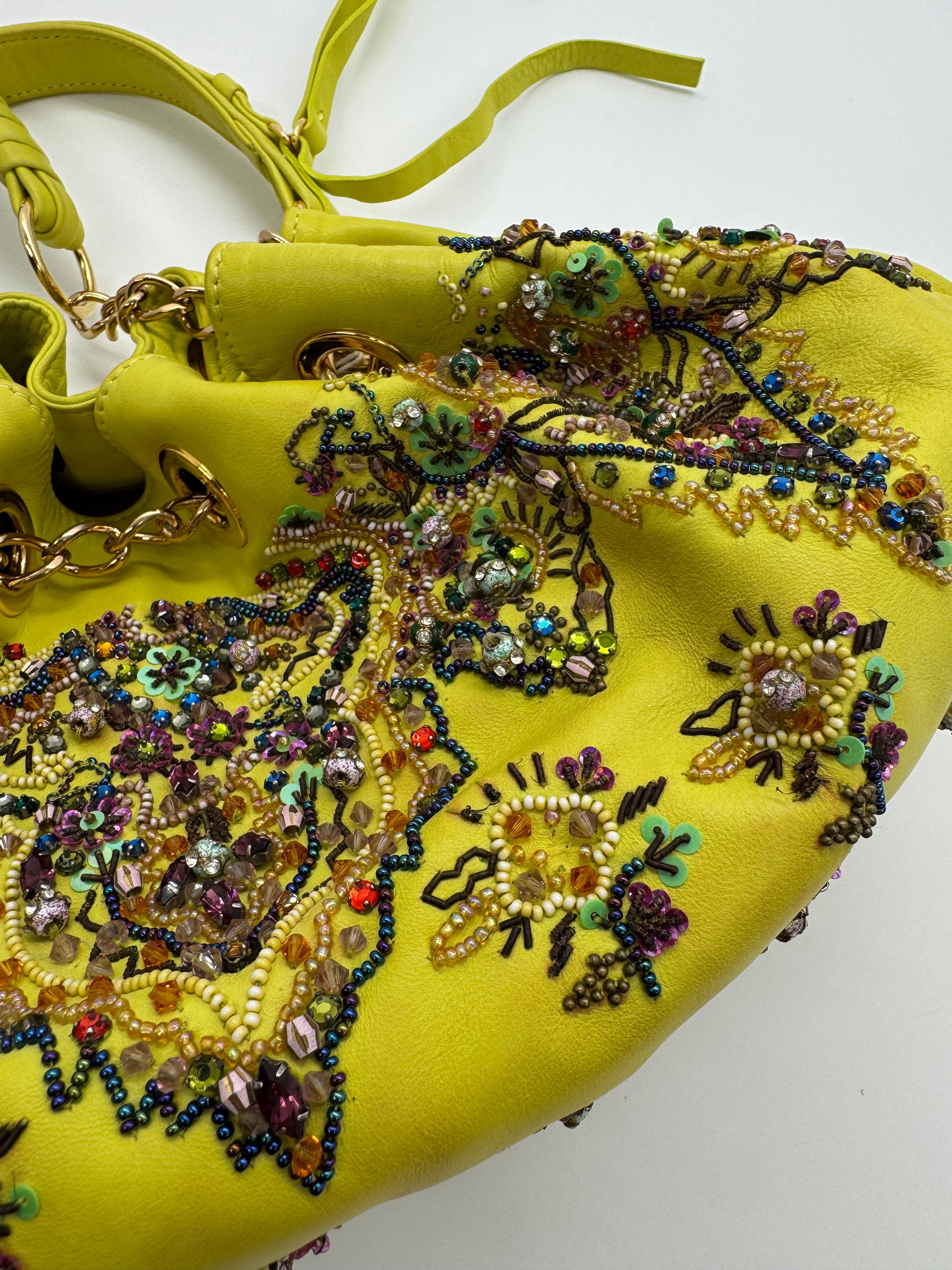 Etro Beaded Drawstring Bag