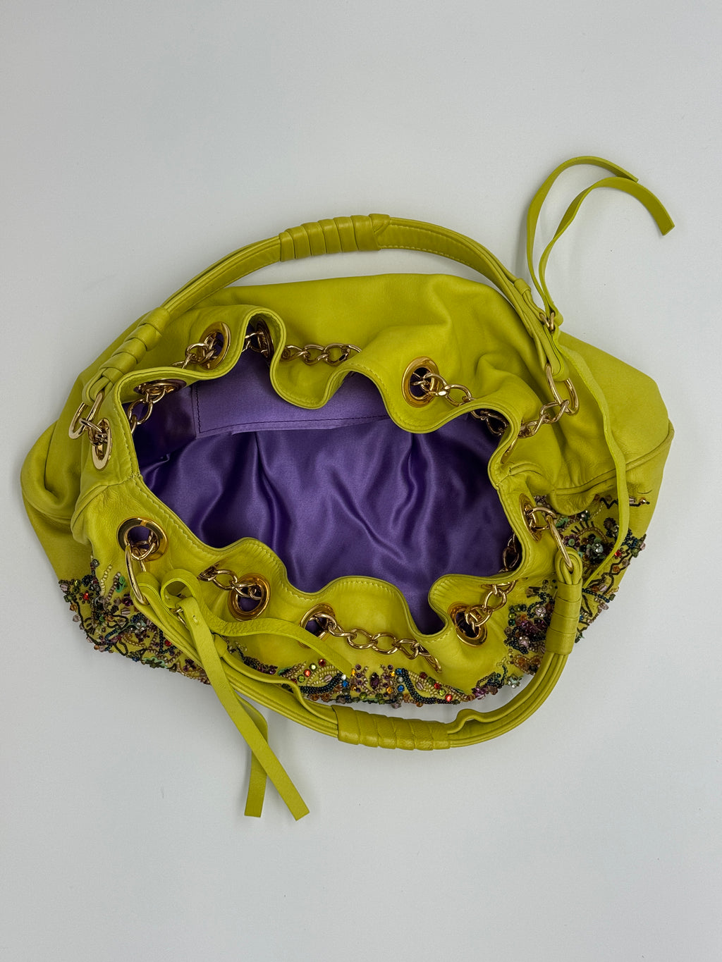 Etro Beaded Drawstring Bag