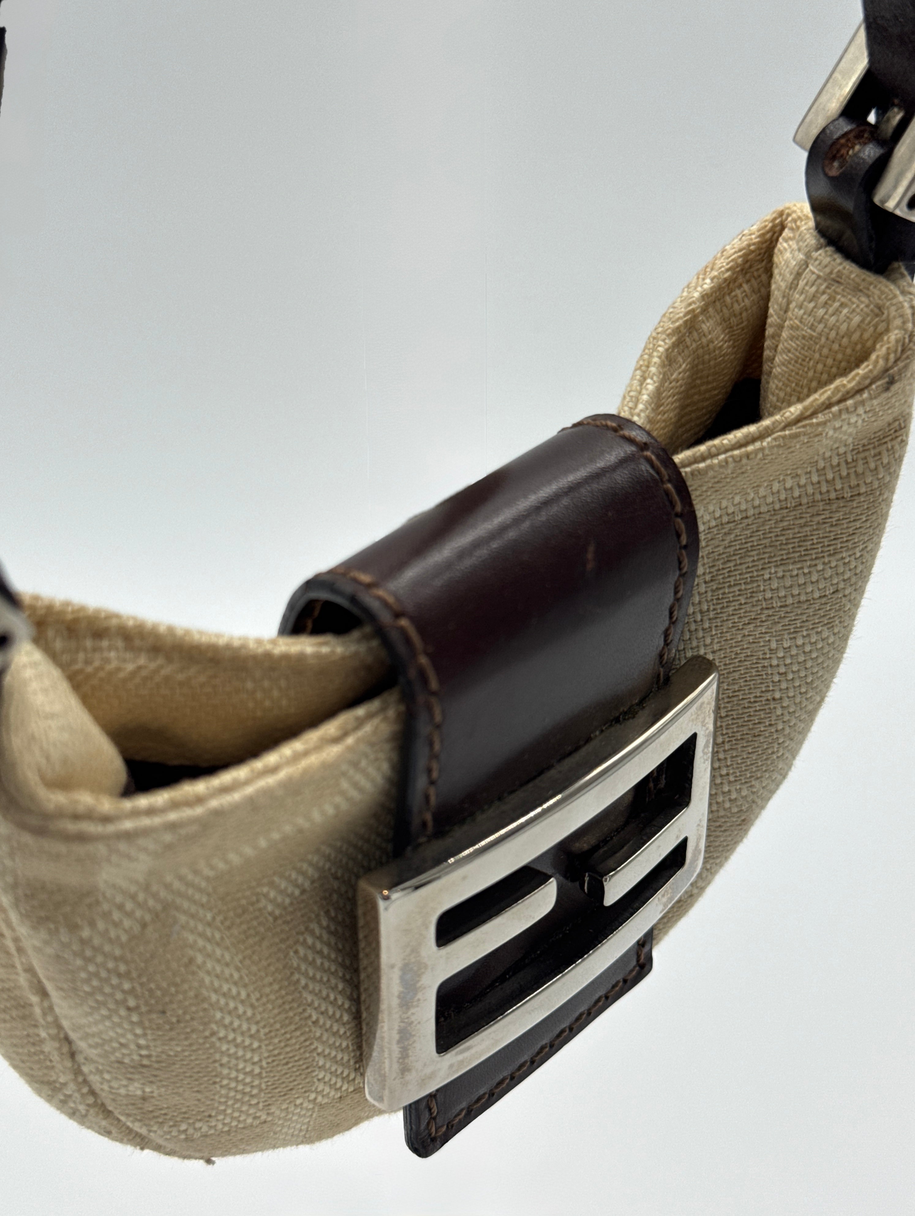 Fendi Mini Croissant Zucca