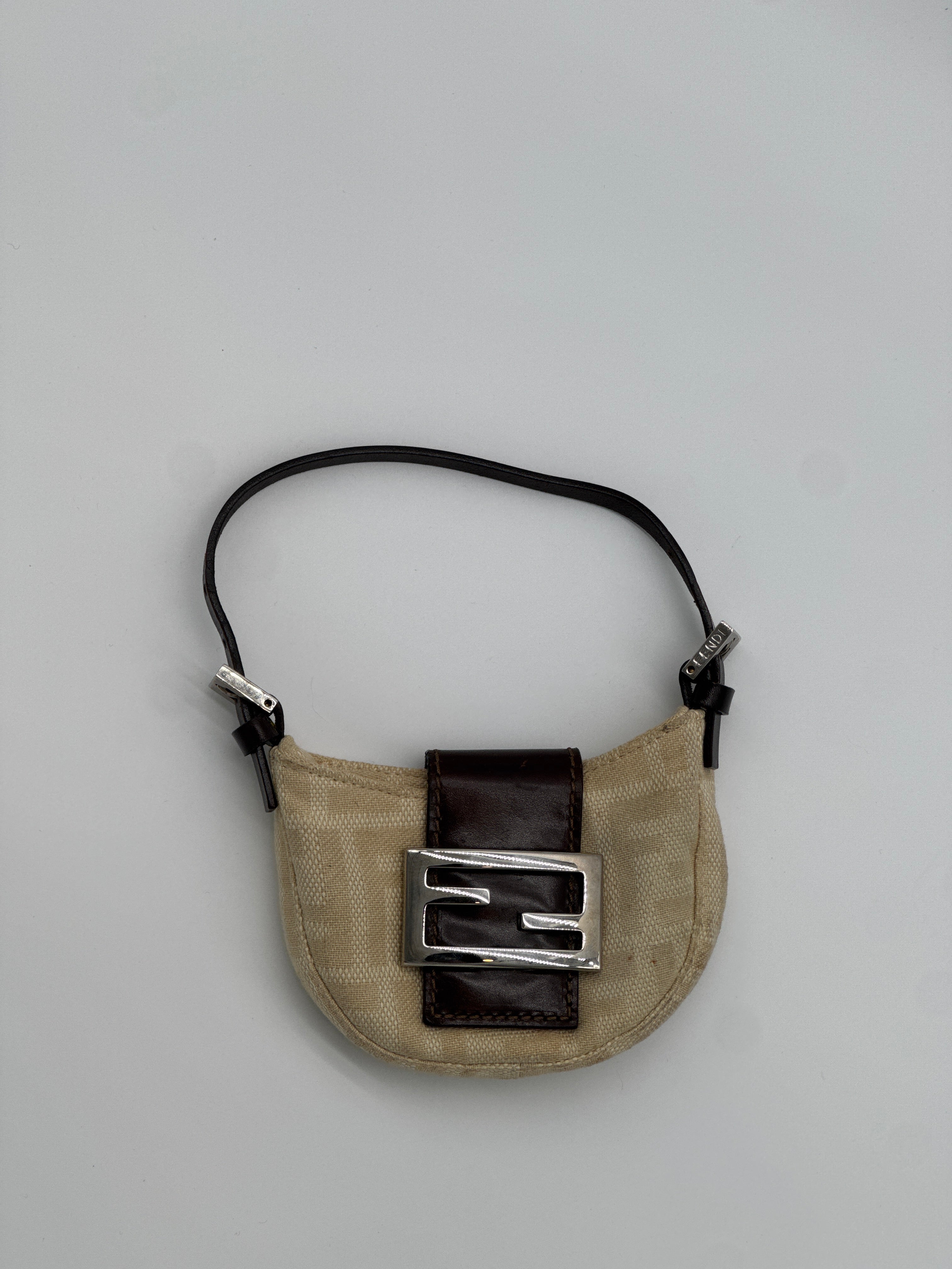 Fendi Mini Croissant Zucca