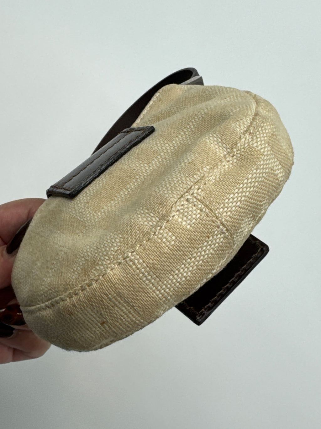 Fendi Mini Croissant Zucca