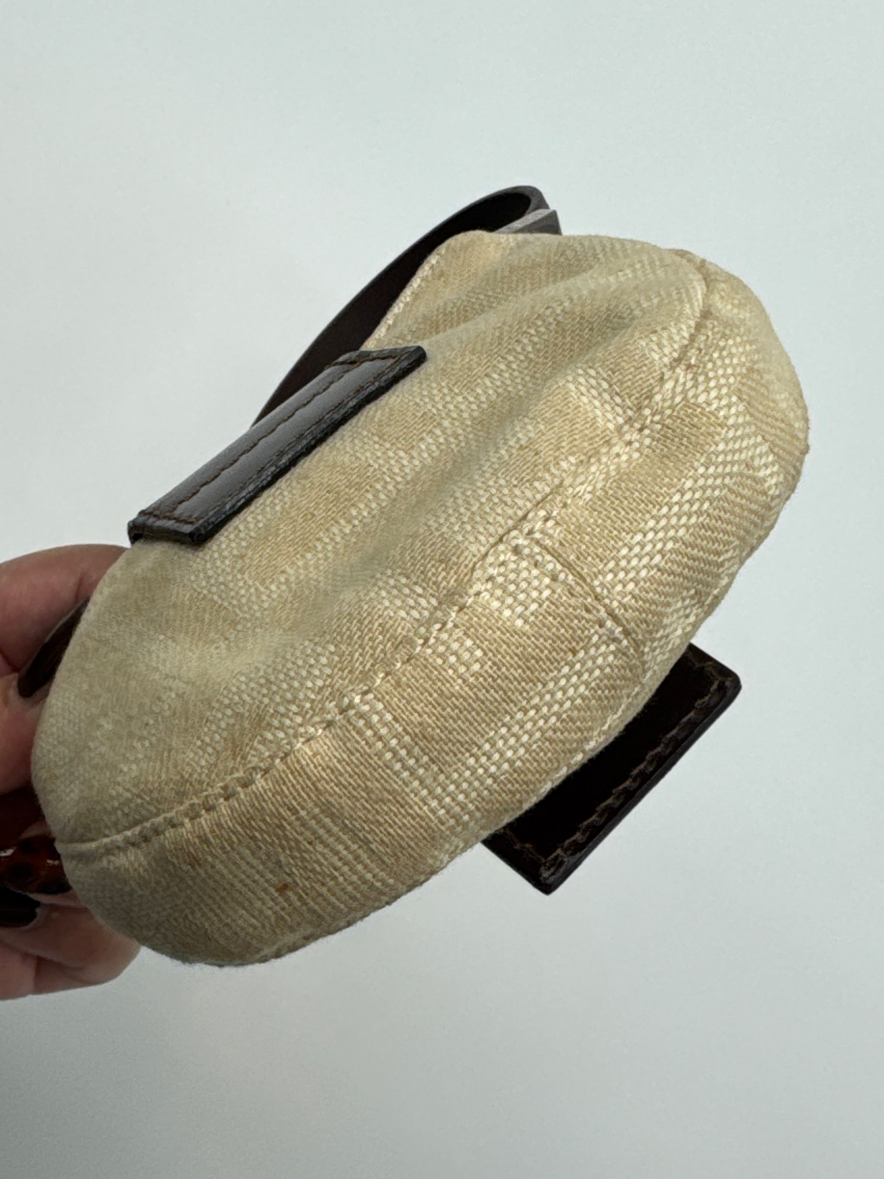 Fendi Mini Croissant Zucca