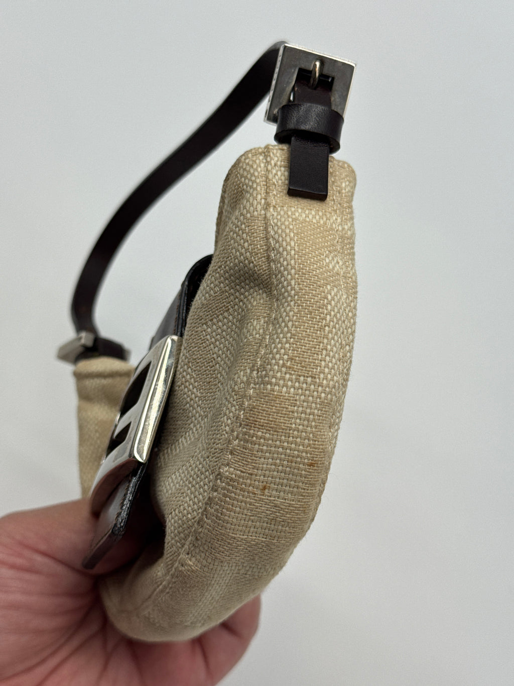 Fendi Mini Croissant Zucca