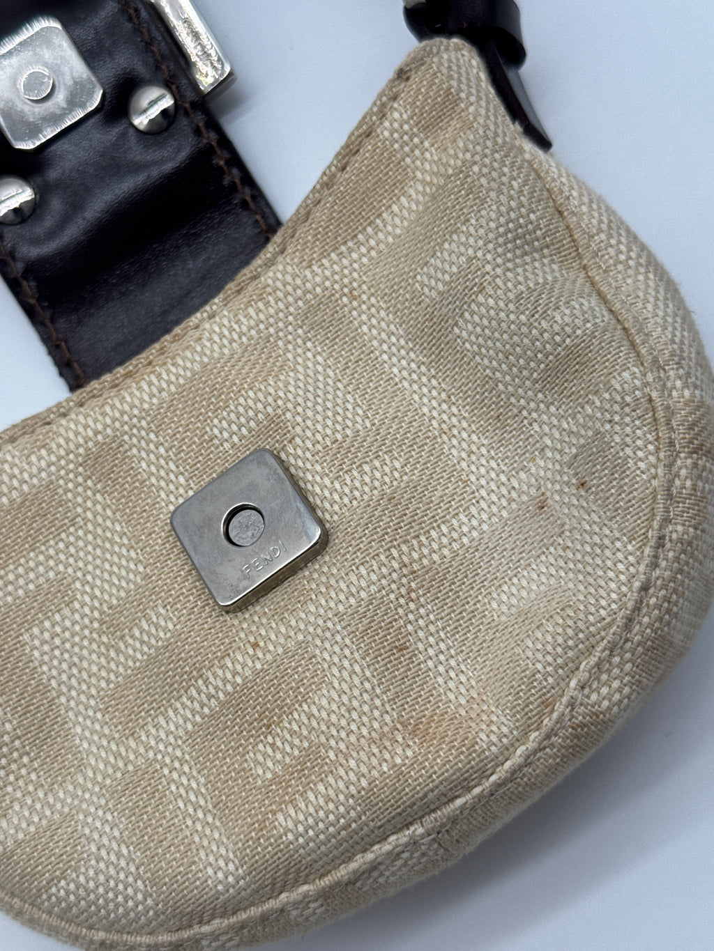 Fendi Mini Croissant Zucca