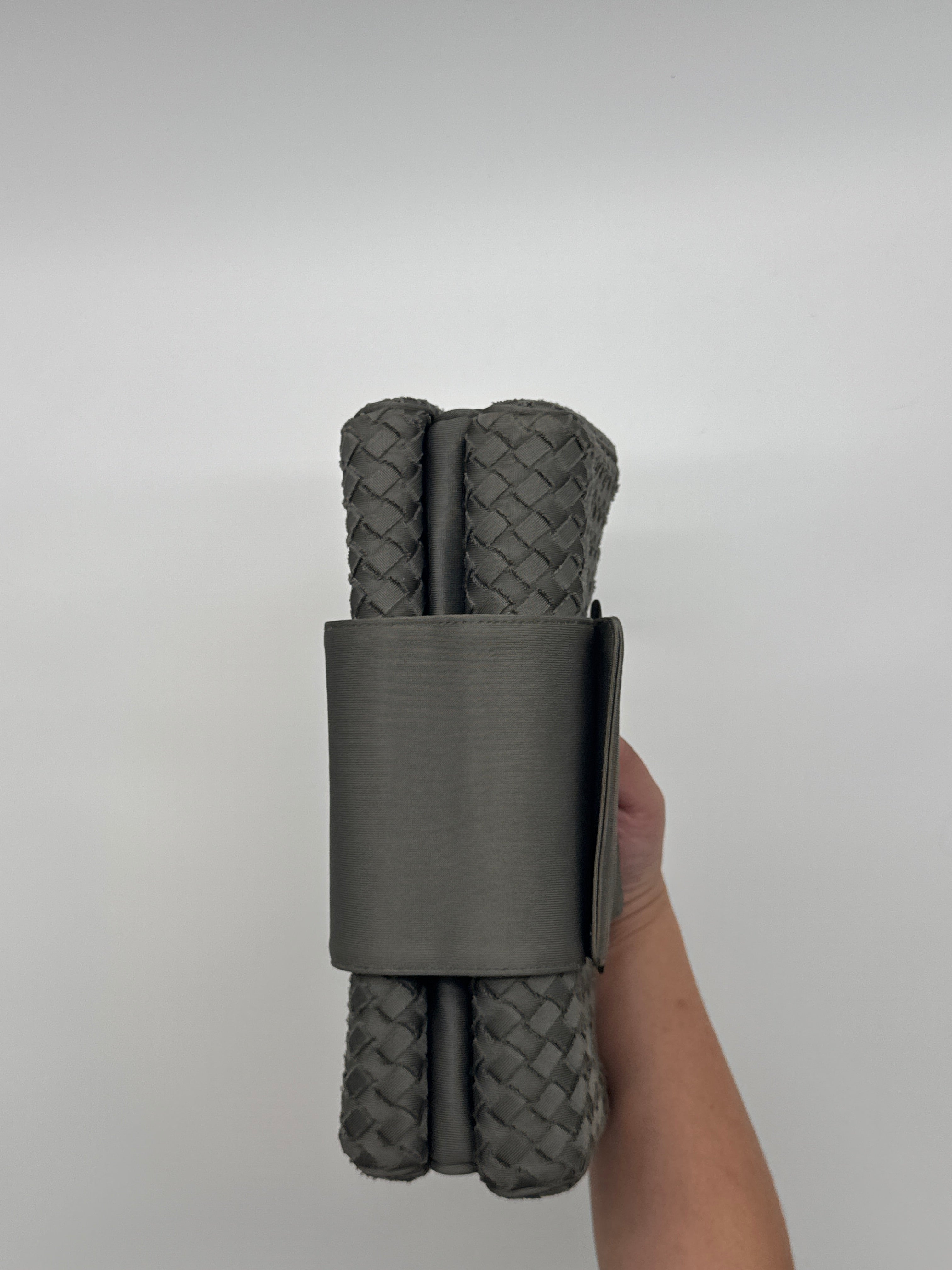 Bottega Veneta Intrecciato Buckle Flap Shoulder Bag