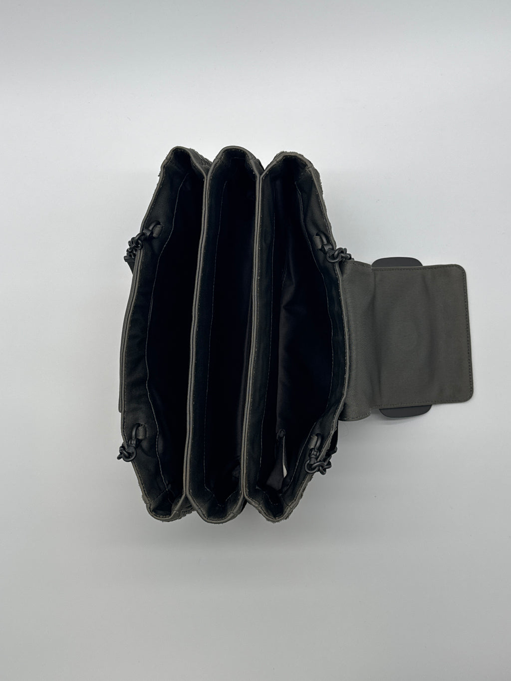 Bottega Veneta Intrecciato Buckle Flap Shoulder Bag