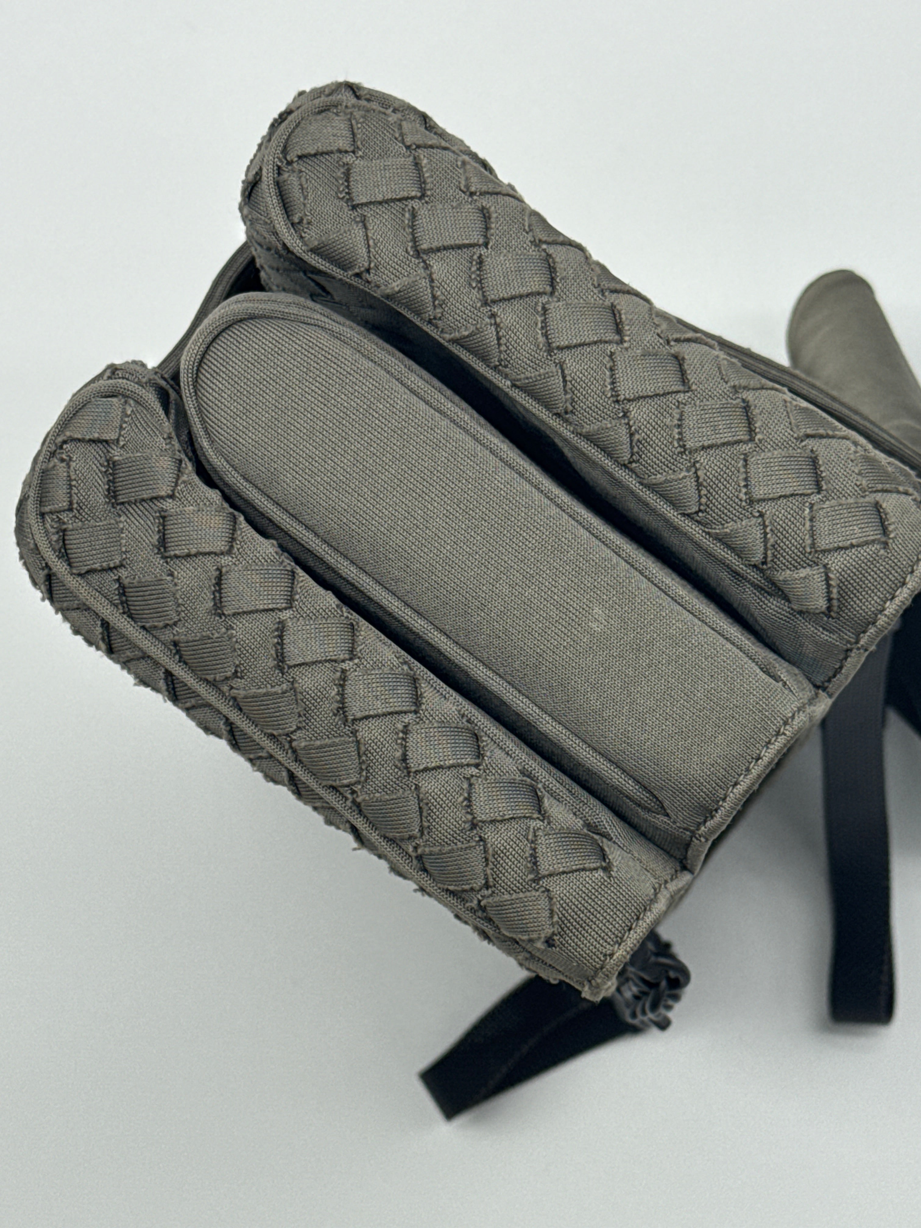 Bottega Veneta Intrecciato Buckle Flap Shoulder Bag