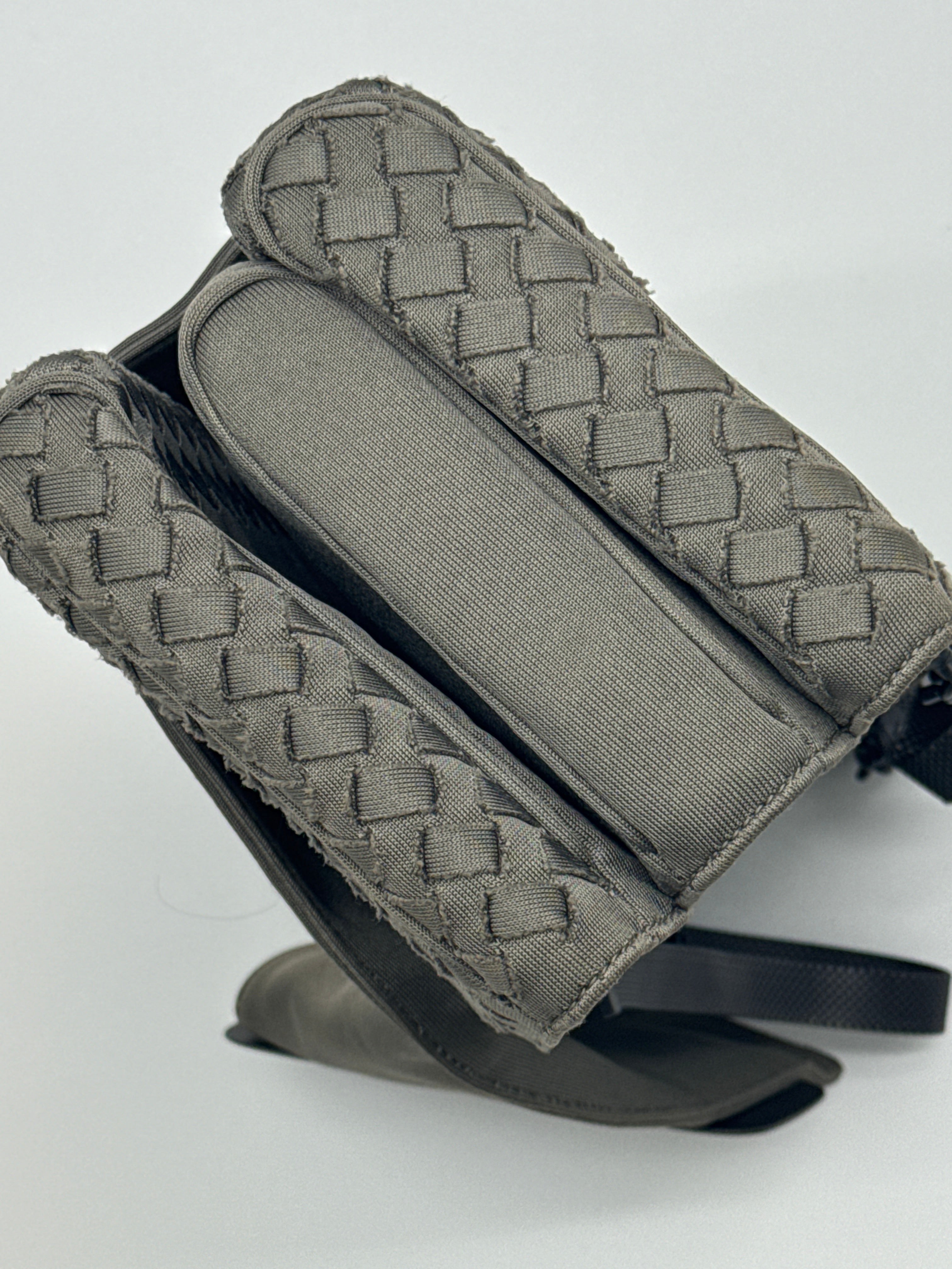 Bottega Veneta Intrecciato Buckle Flap Shoulder Bag